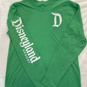 Kelly Green Disneyland long sleeved t-shirt
